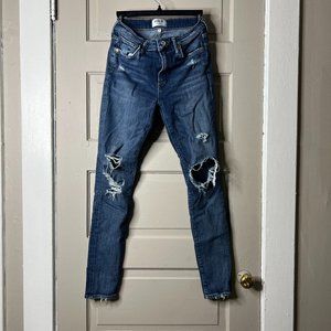 AGOLDE distressed skinny jeans - size 29